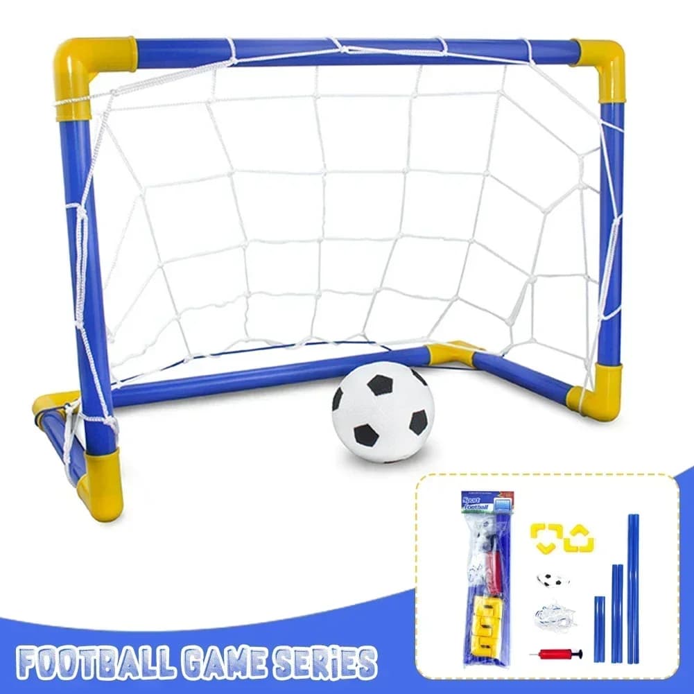 Mini filet de but de Football pliant, jouets de Sport gonflables, ensemble de cadres de poteau de Fo