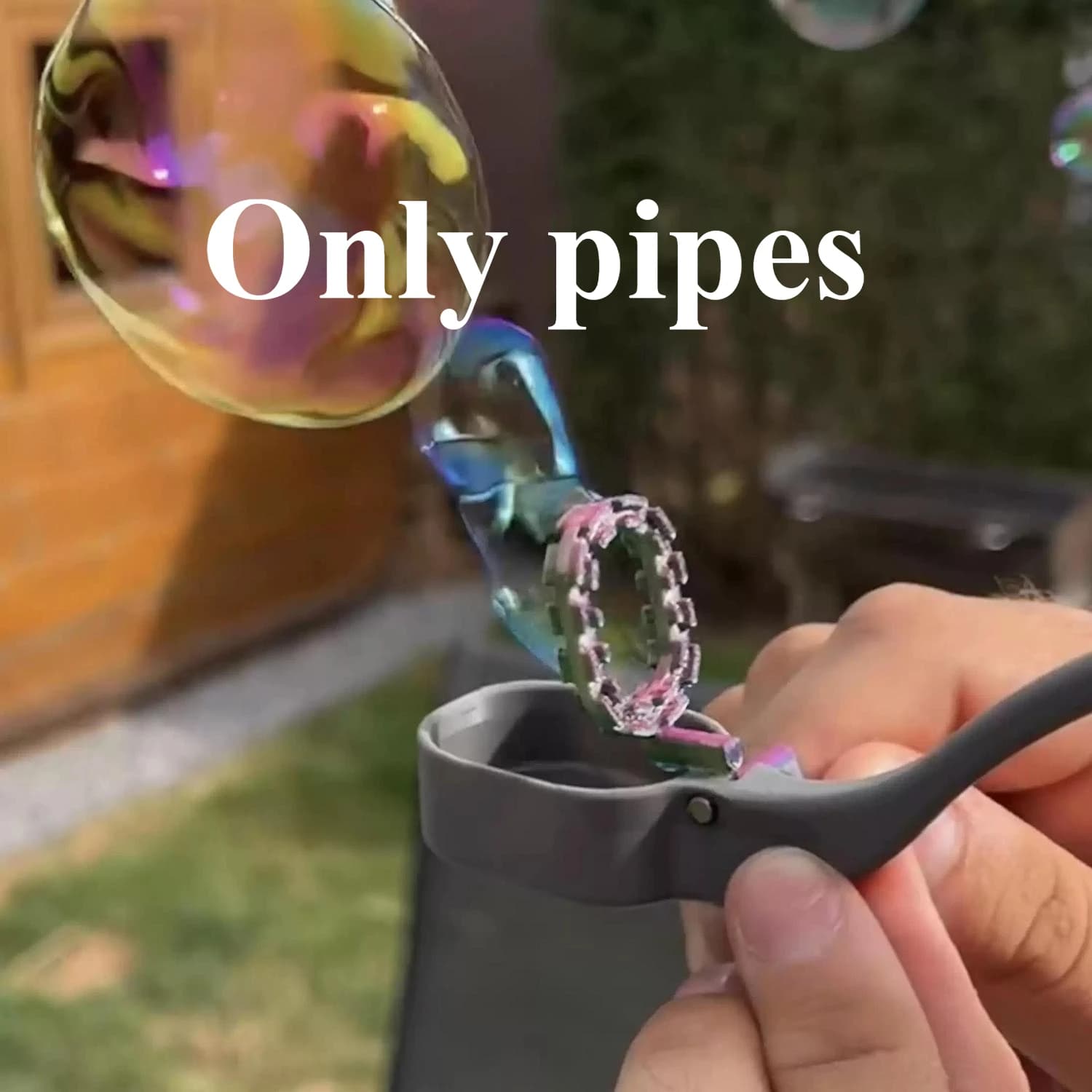Pistolet à bulles créatif pour se déstresser et faire des bulles, un jouet manuel pour adultes pour 