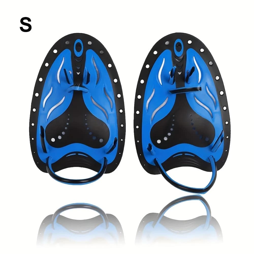 1 paire de pagaies à main de natation, Golves palmés de natation professionnels, pour l'entraînement