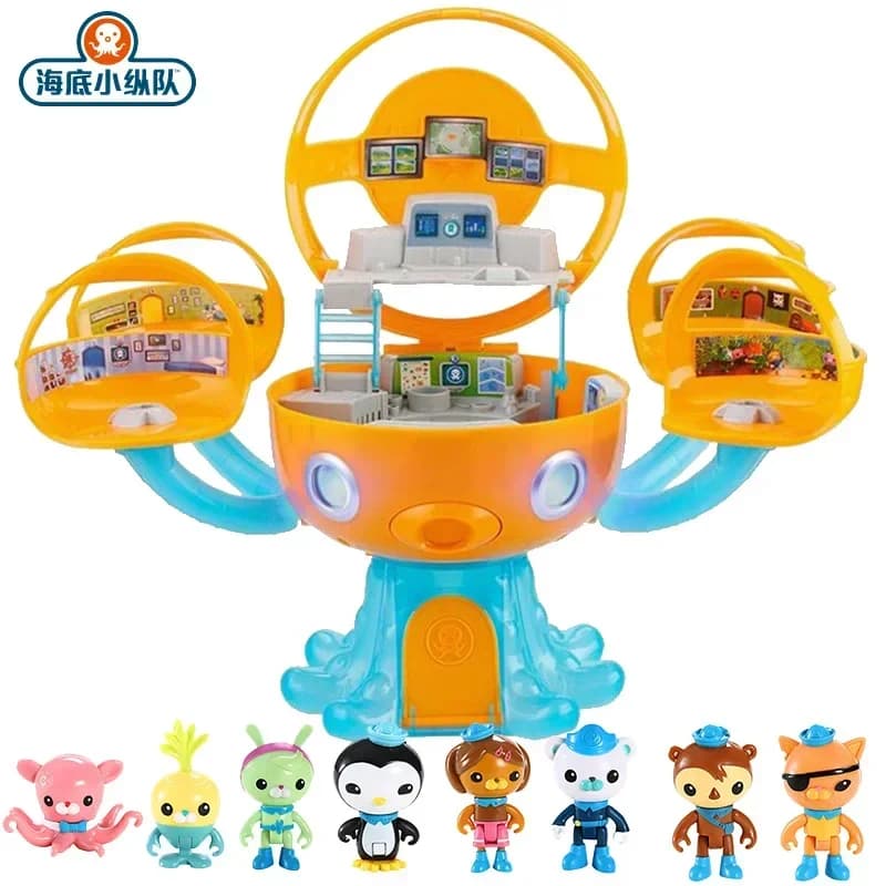 2025 les Octonauts poulpe château requin aventure Plsyset Barnacles Peso Kwazii figurine scène modèl