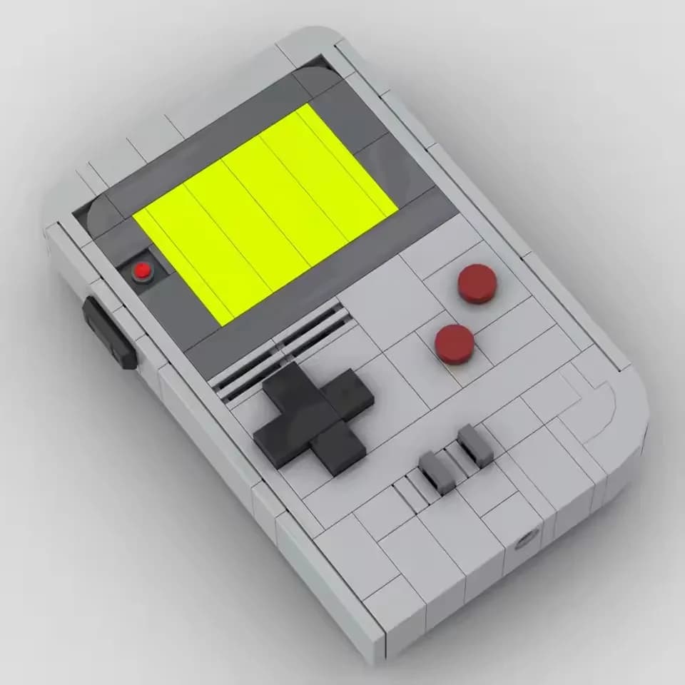 Mini console de jeux portable, ensemble de blocs de construction, contrôleur rétro, machine, briques