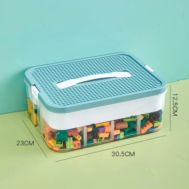 Boîte de rangement en plastique pour enfants Lego, Puzzle, bloc de construction, conteneur de Classi