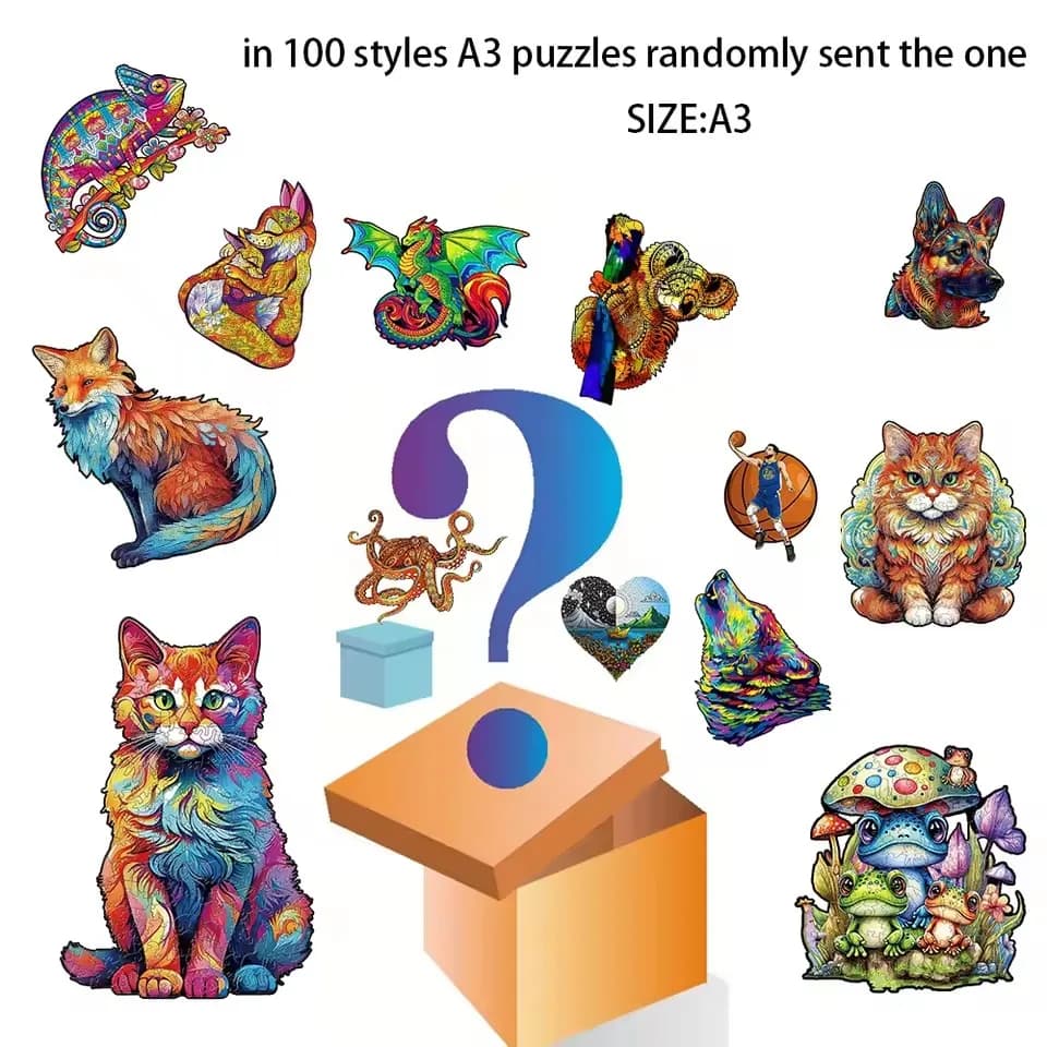 Puzzle Animal en bois, beau papillon, Puzzle en bois, casse-tête Twister pour enfants et adultes, dé