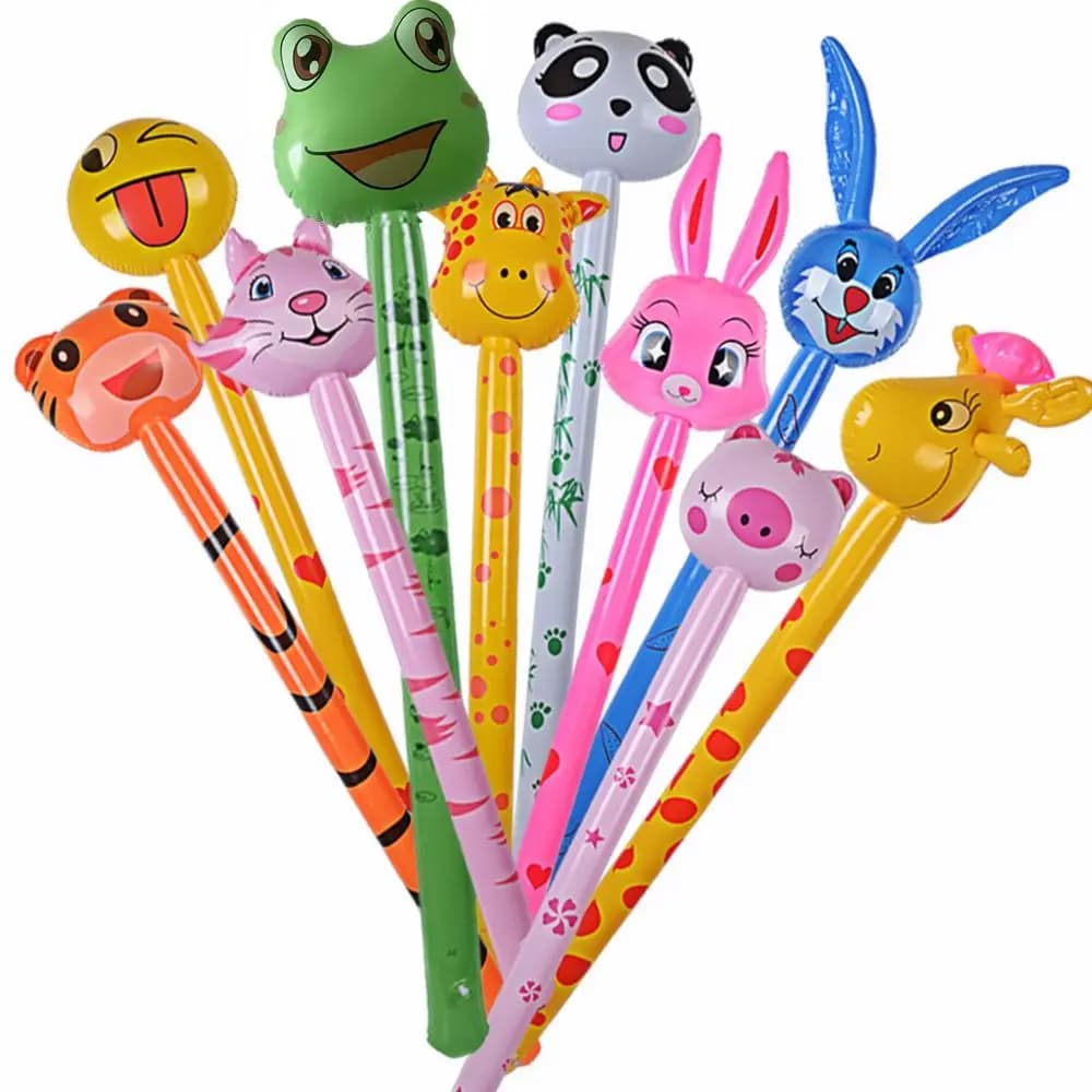 Modèle de grenouille gonflable ballons gonflables jouets girafe marteau gonflable bâton Animal gonfl
