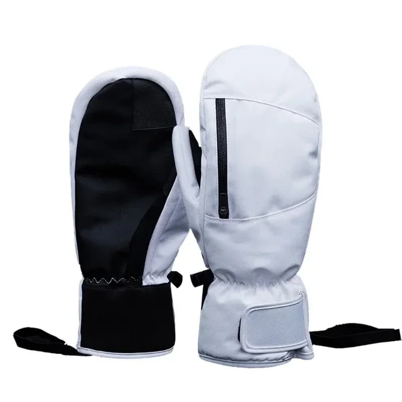 Gants de ski d'hiver imperméables à écran tactile, gants thermiques épais pour la neige, pour hommes
