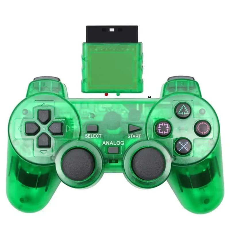 Manette sans fil 2.4G à double vibration, télécommande de jeu pour PS2, téléphone Android/TV Box/M8/