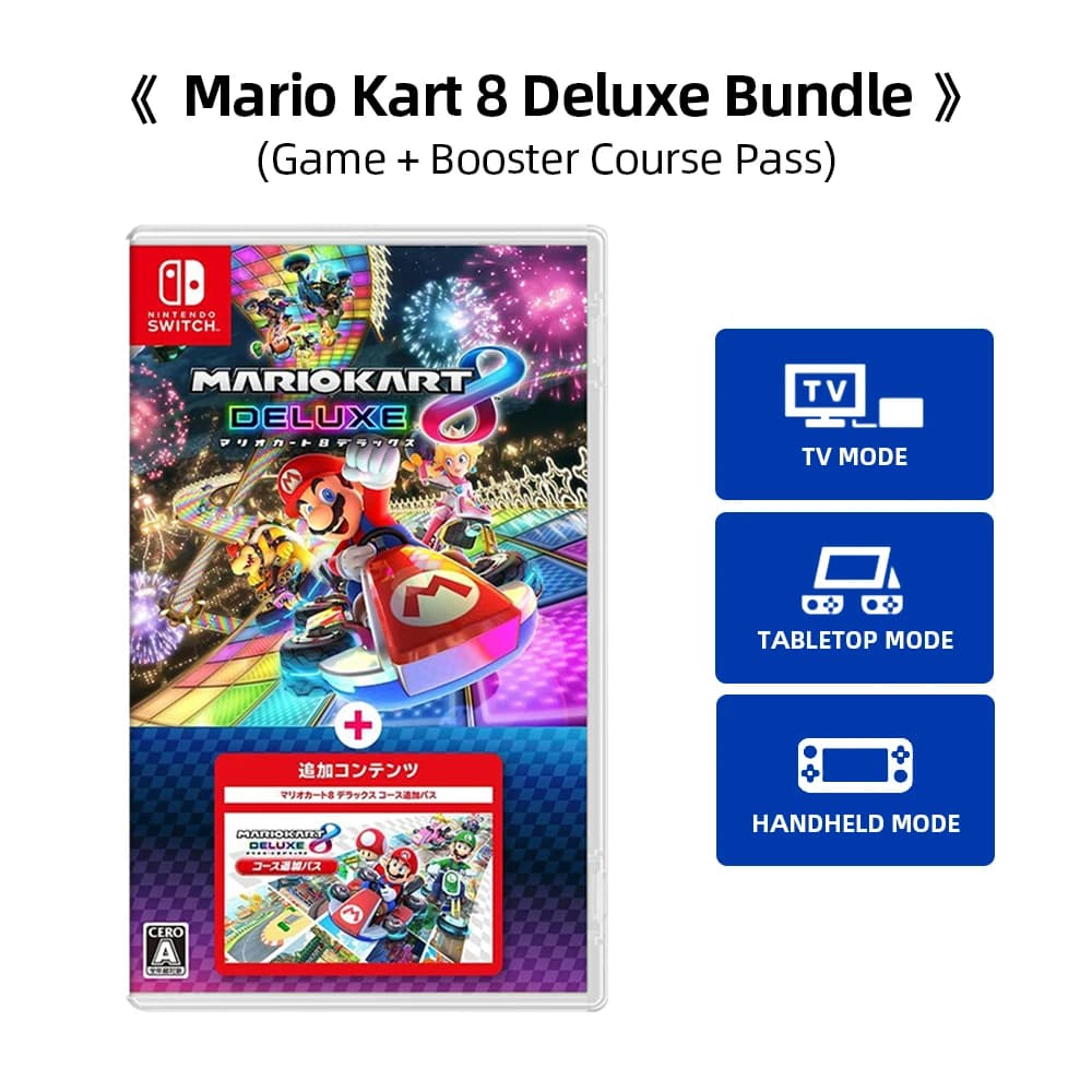 Mario Kart 8 Deluxe Bundle (jeu + Booster Course Pass) Offres de jeux Nintendo Switch Carte de jeu p