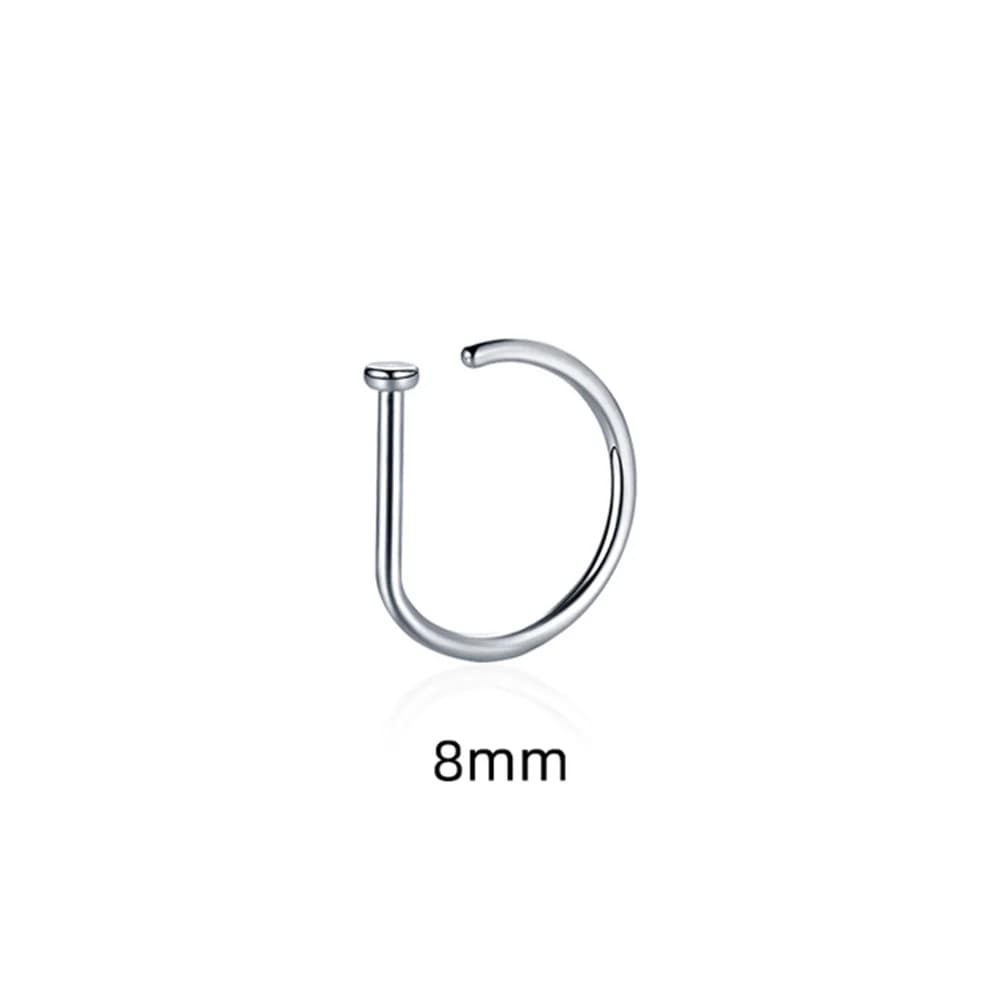 Faux Piercing en Acier Inoxydable pour Homme et Femme, Boucles d'Oreilles Punk, réinitialisation Ant