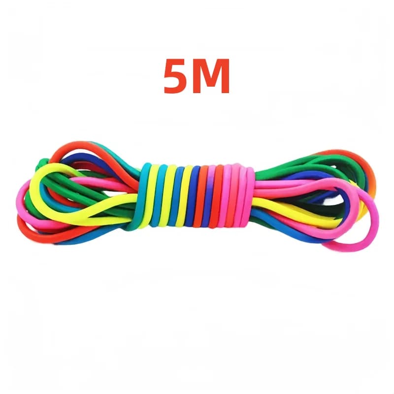 Corde à sauter Super élastique 5-10M, entraînement d'endurance, jouets d'exercice amusants, intérieu