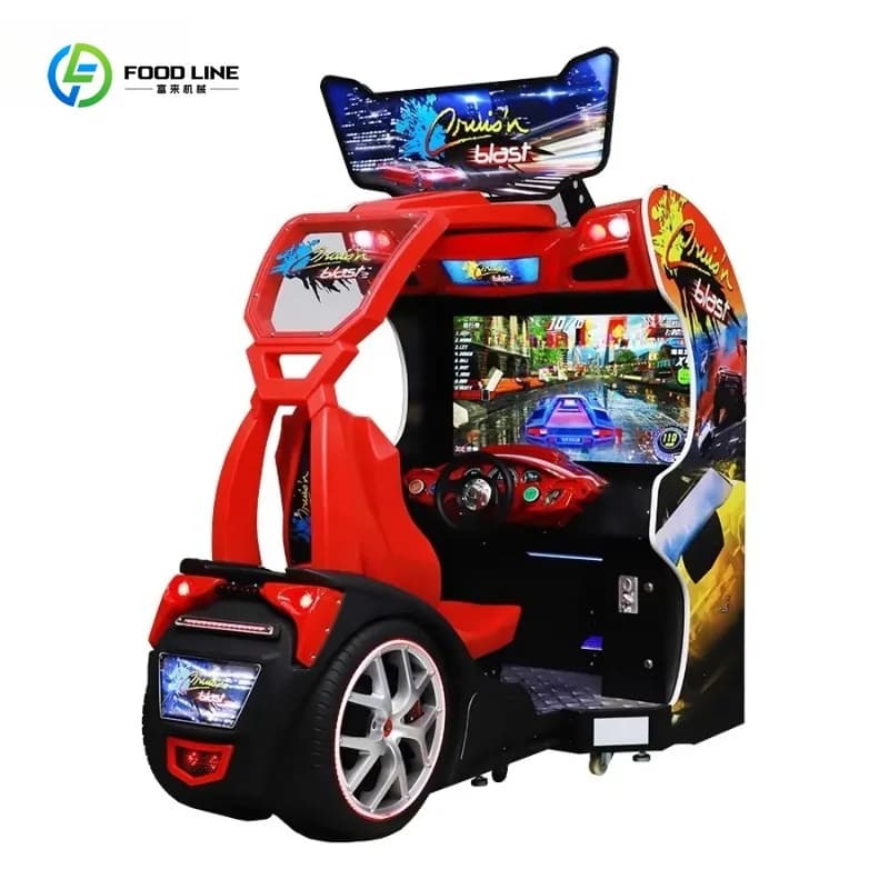 Nouvelle Arrivée Personnalisée : Machine de Jeu de Course Automobile 3D 5D Intérieure, Simulateur de