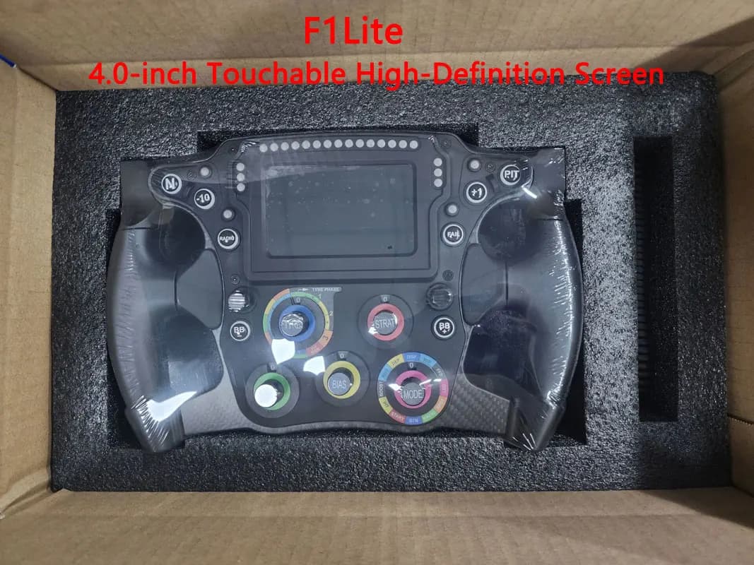 Simulateur de jeu de course au volant de formule PC avec écran haute définition tactile de 4.3 pouce