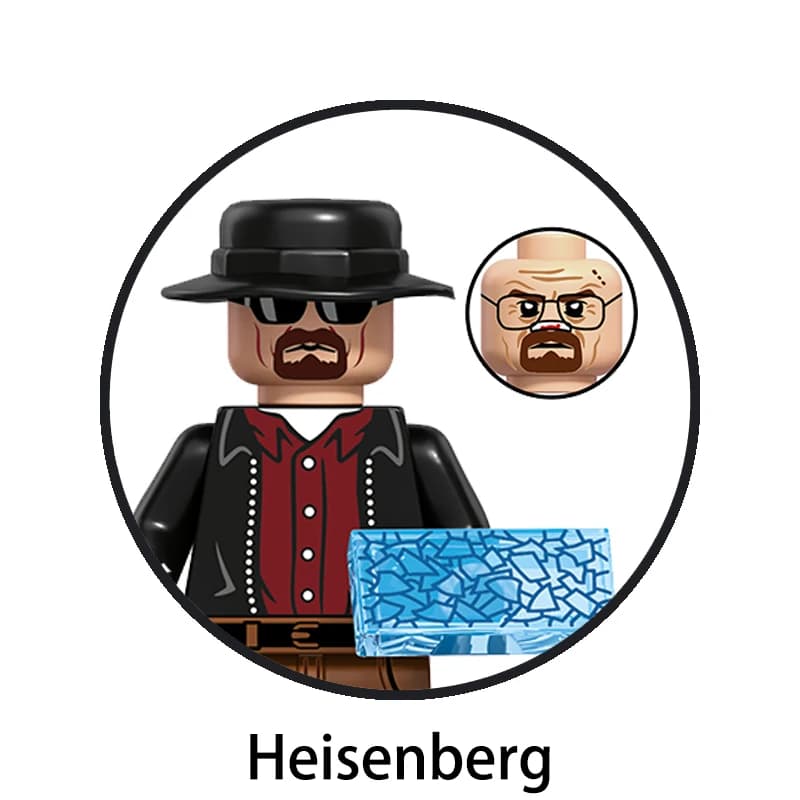 BreakingBad Mini figurines poupée bloc de construction Heisenberg Pinkman Mike Saul Gus Fring Hector