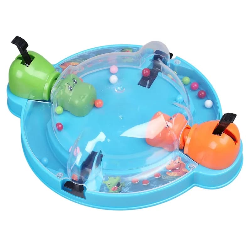 Nouveau jeu de Table d'alimentation de haricots de grenouille hippopotame multi-joueur jeu de sociét