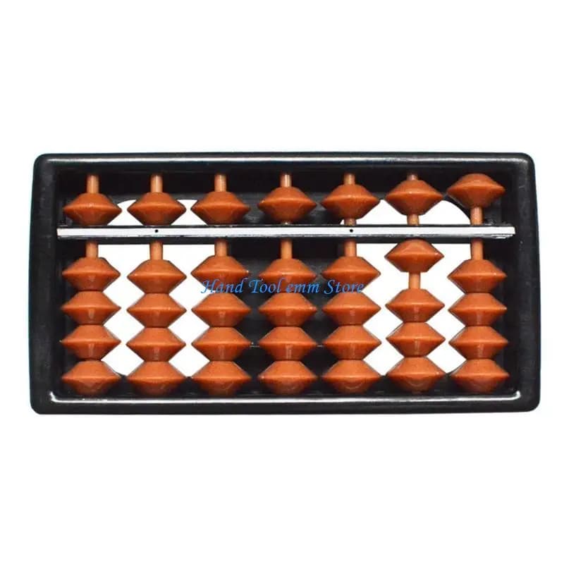 H37F Abacus Chinese Abacus Calculator 7 colonne à 17 colonnes