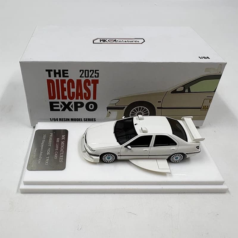 Modèle de voiture de taxi sport en résine à l'échelle 1:64, réplique de simulation, collection pour 