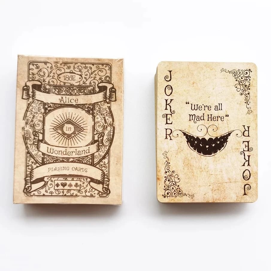 Cartes à jouer de Style Vintage Alice dans le jeu cartes à jouer de Poker jeux de société jeu de Pok