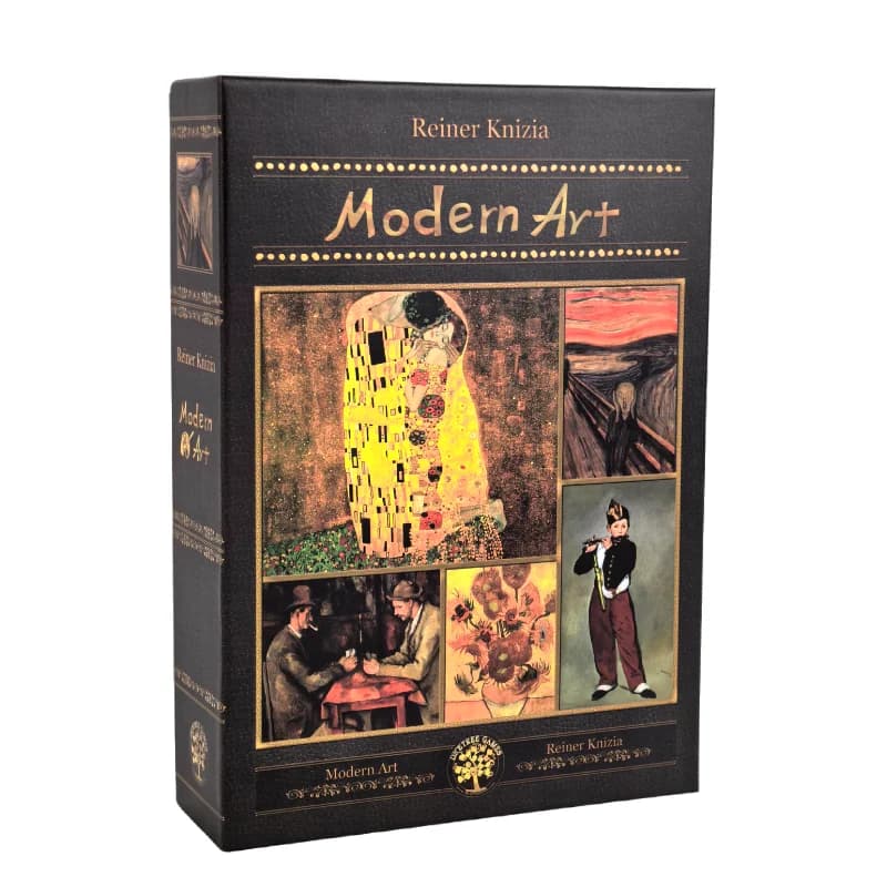 Édition de luxe d'art moderne |   Jeu de société aux enchères gagnantes |   Nuit de jeu de groupe am