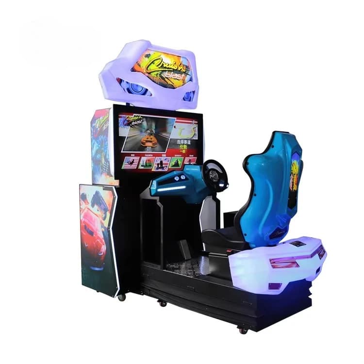 Simulateur de course automobile à monnayeur, machine de jeu dynamique pour centre de jeux et salle d