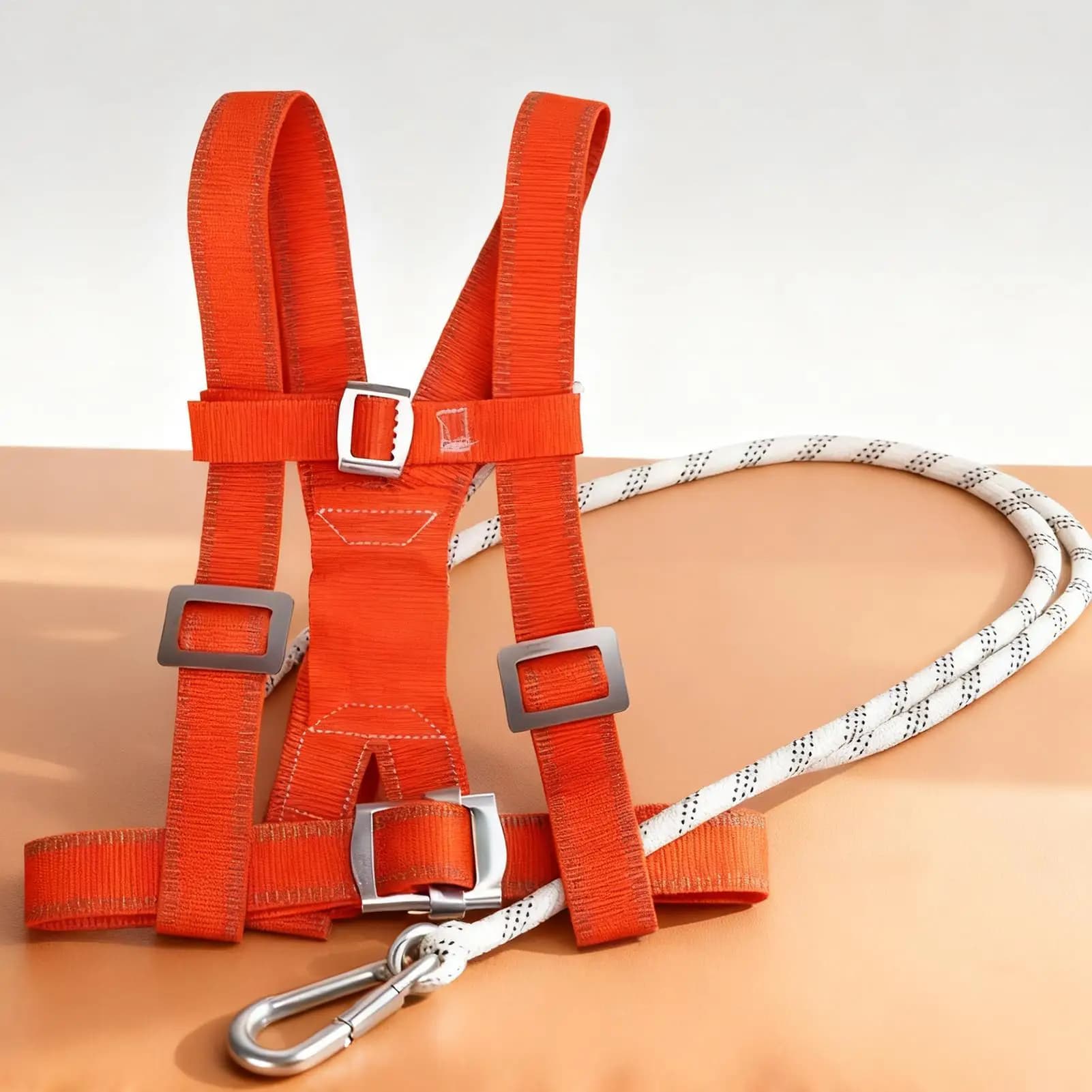Harnais de sécurité complet pour chantier de construction, équipement de travail extérieur réglable 