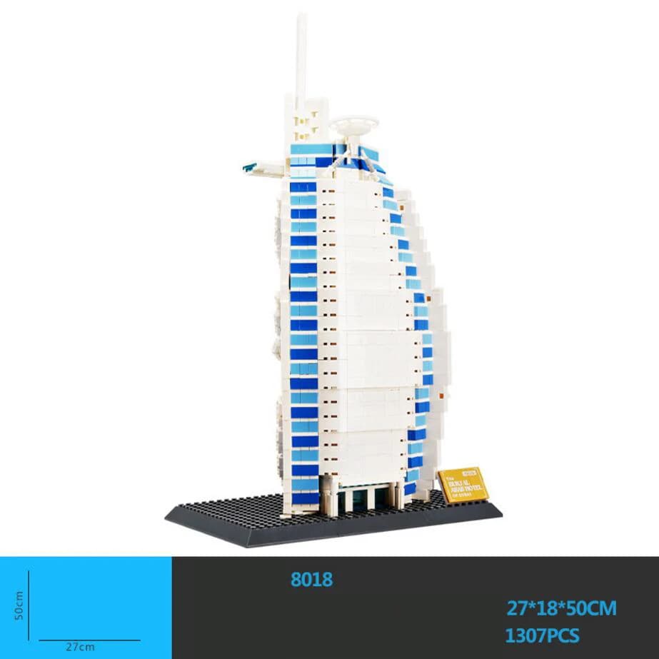 Architecture moderne de renommée mondiale Émirats arabes unis Dubaï Hôtel Burj Al Arab Briques de co