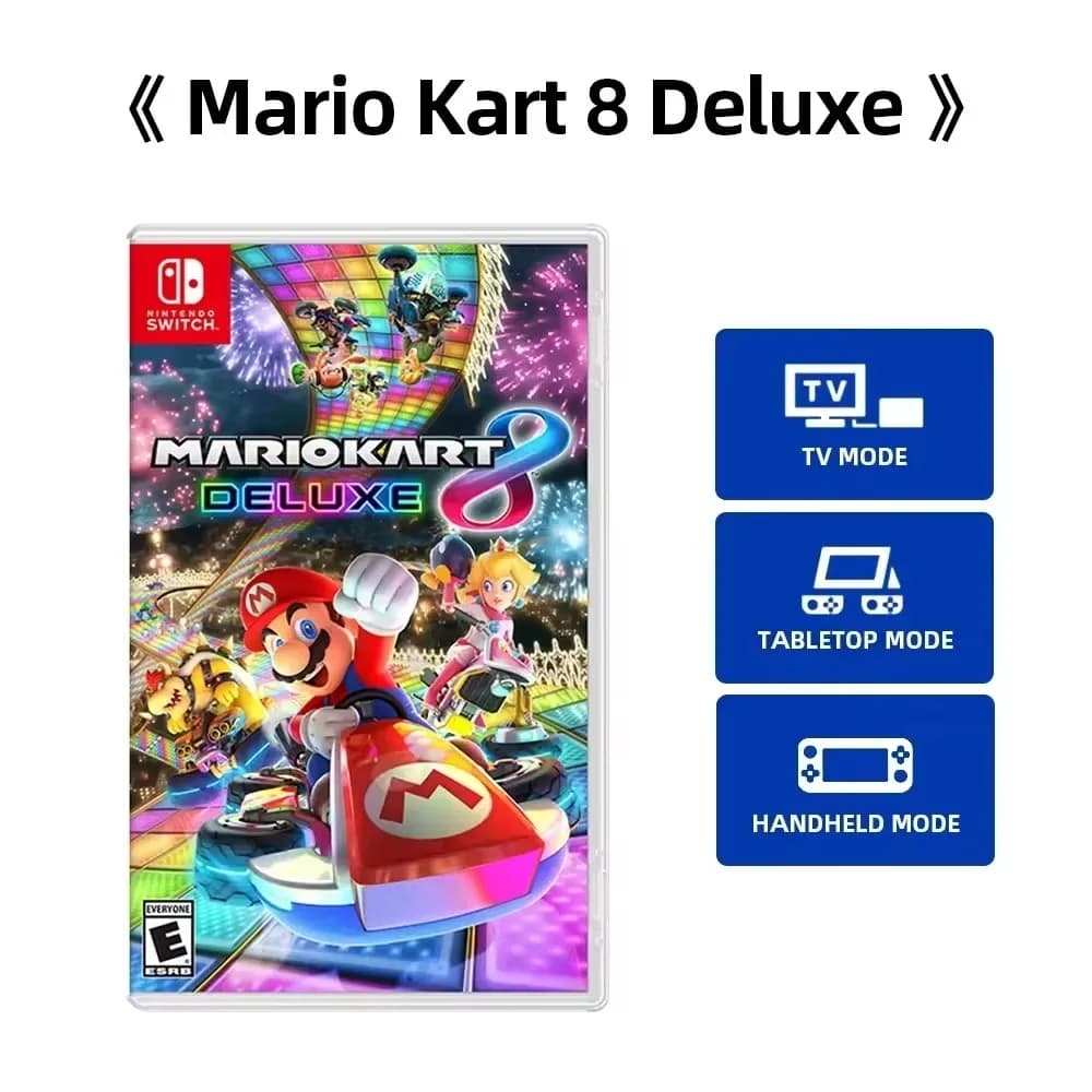 Mario Kart 8 Deluxe - Nintendo Switch Game Deals Support 13 Langues TV Table De Poche pour Commutate