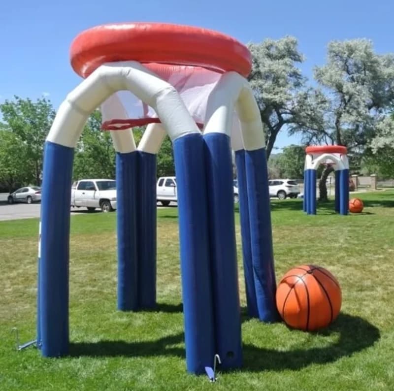 Jeux de basket-ball gonflables géants pour fêtes et événements