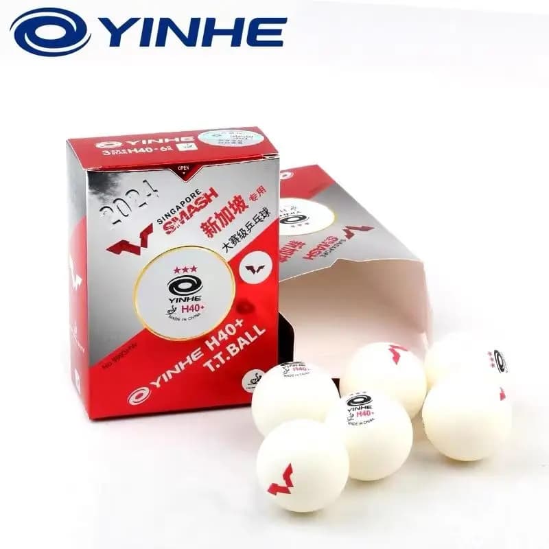 YINHE-Tennis de Table 3 Étoiles WTT 2024, Tournoi du Grand Chelem de Singapour, Couture H40 + Balle 