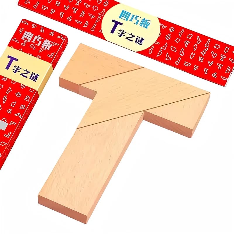 Puzzles Tangram en bois à formes géométriques, casse-têtes pour adultes, enfants, garçons et filles,