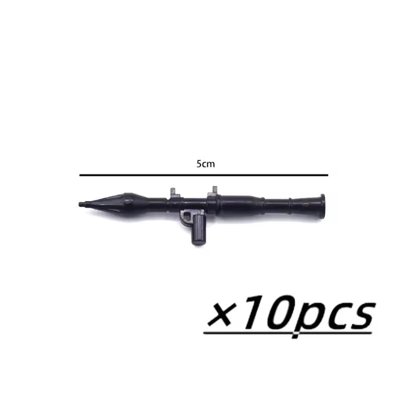 Blocs de construction MOC pour arme militaire de la seconde guerre mondiale, figurines, accessoires 