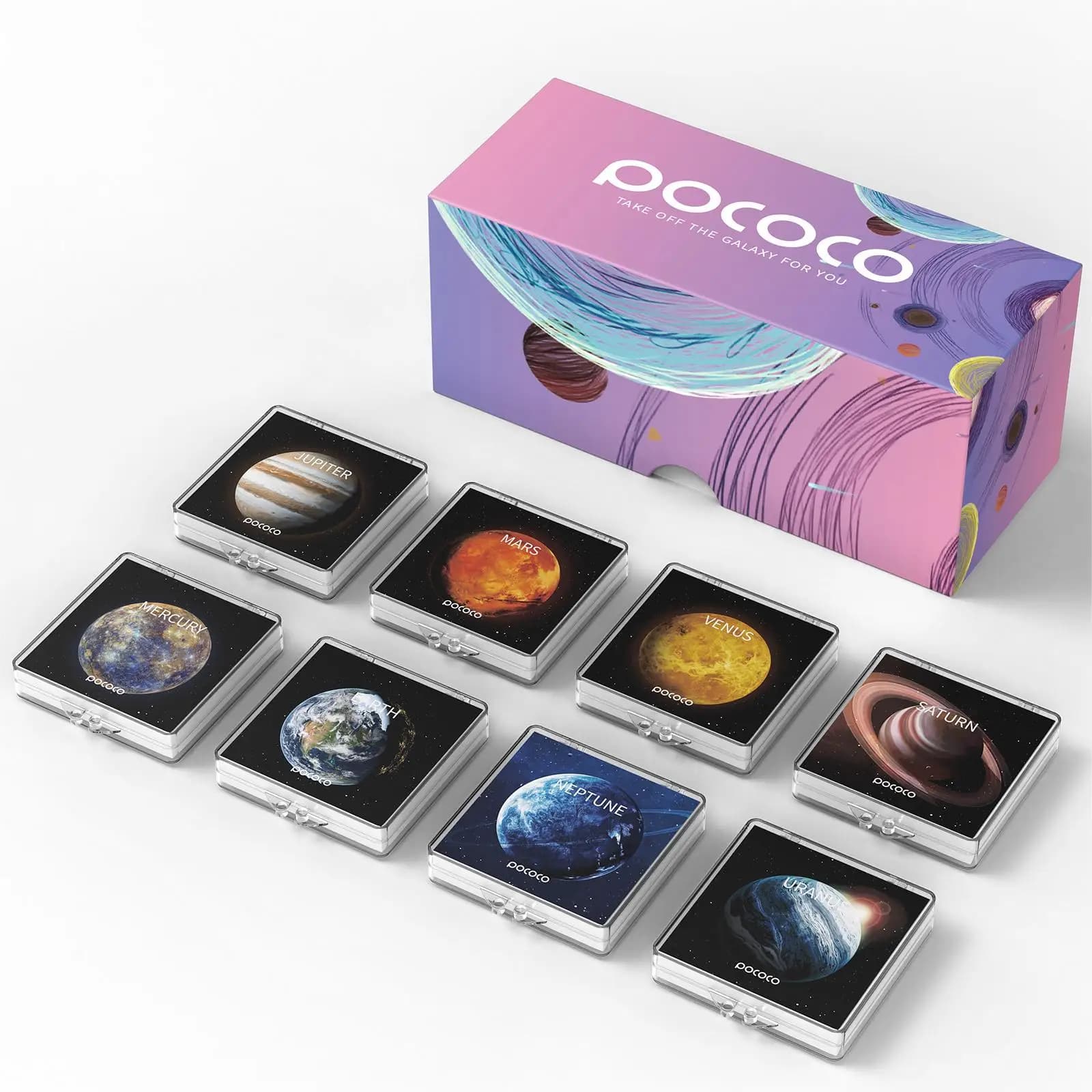 Immersive Planet - Disques pour projecteur POCOCO Galaxy, 5k Ultra HD, 8 pièces (sans projecteur)