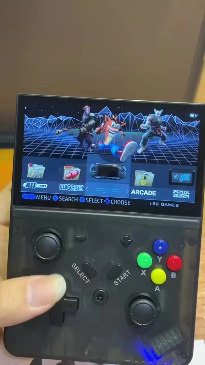 Console de jeu rétro portable, R43 PRO, déterminer le lecteur de jeu, écran 4.3 ", 128G, plus de 300