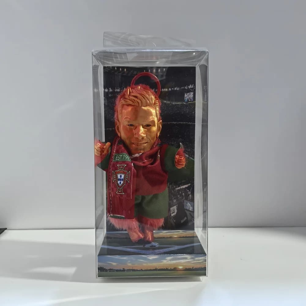 Peluche 3D Messi C Roy Bu, cadeau pour les fans de football