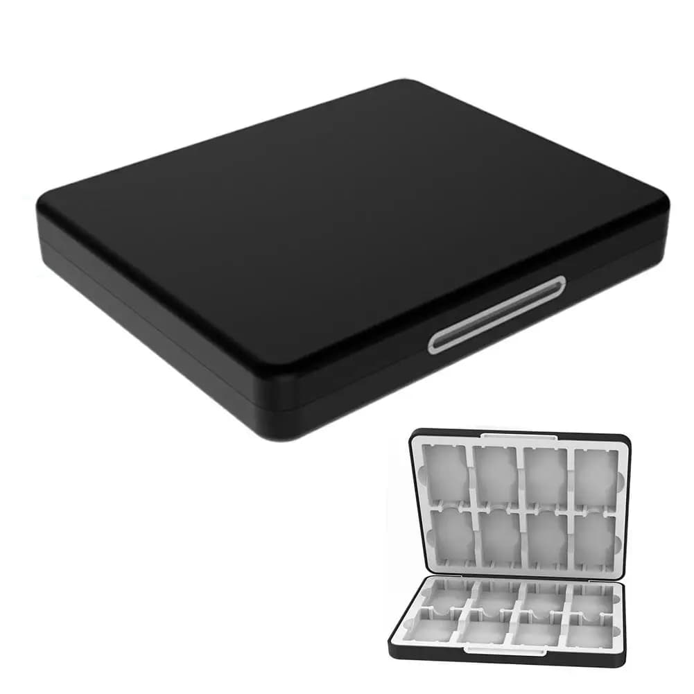 Boîte de rangement pour cartouches de jeu GBA 16-en-1 - Organisateur magnétique pour cartouches Game