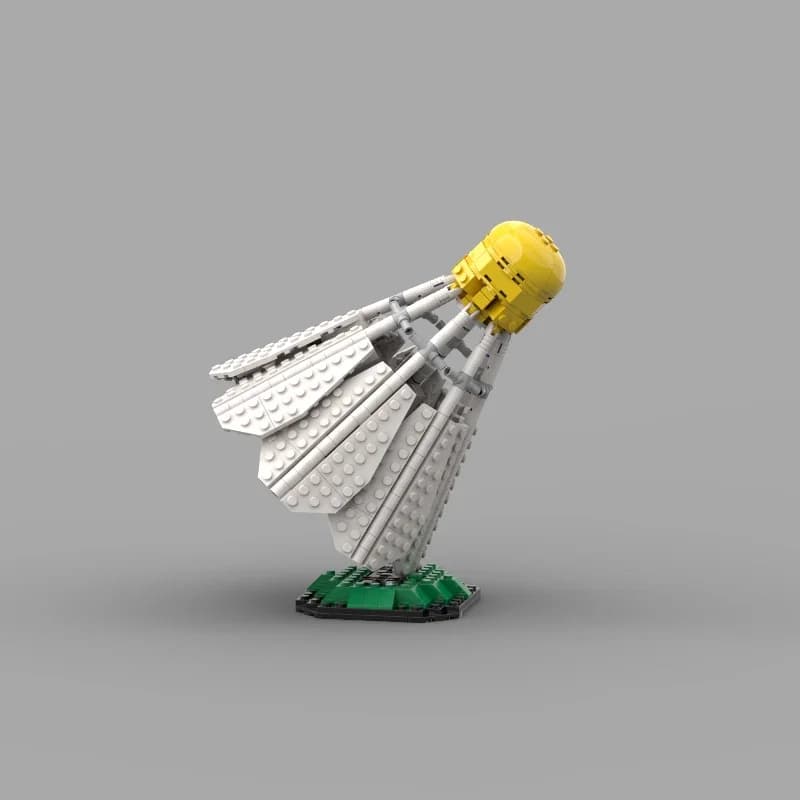 Jouet de bloc de construction MOC : un modèle de badminton énorme de 425 pièces, un jouet d'assembla