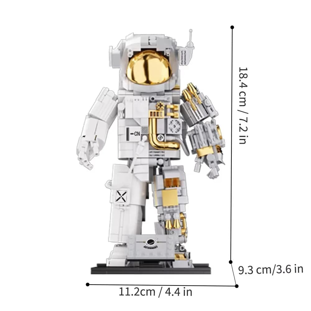 Blocs de construction d'astronautes spatiaux, Robot d'exploration, modèle d'aventure, figurine d'act