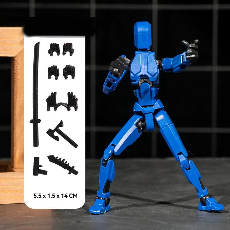 Titan 13 figurine multi-articulation poupée mobile 3D imprimé chanceux 13 figurine Robot enfants jou
