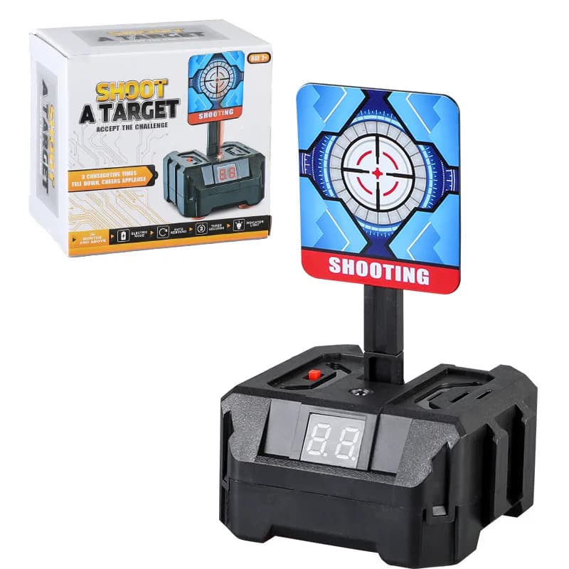 Cible électrique à réinitialisation automatique pour armes à feu, jeux de bureau, compétition de tir