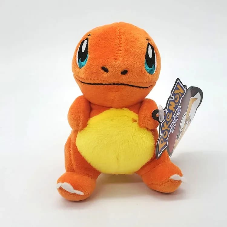 Jouets de dessin animé en peluche Pokemon, porte-clés pendentif poupée figurines d'anime Pikachu Cha