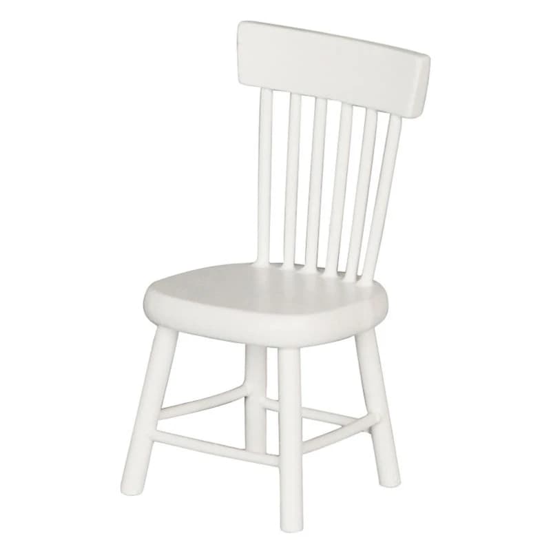 Meubles miniatures pour maison poupée, jouet, Table/chaise blanche, cuisine, salle à manger, bureau/