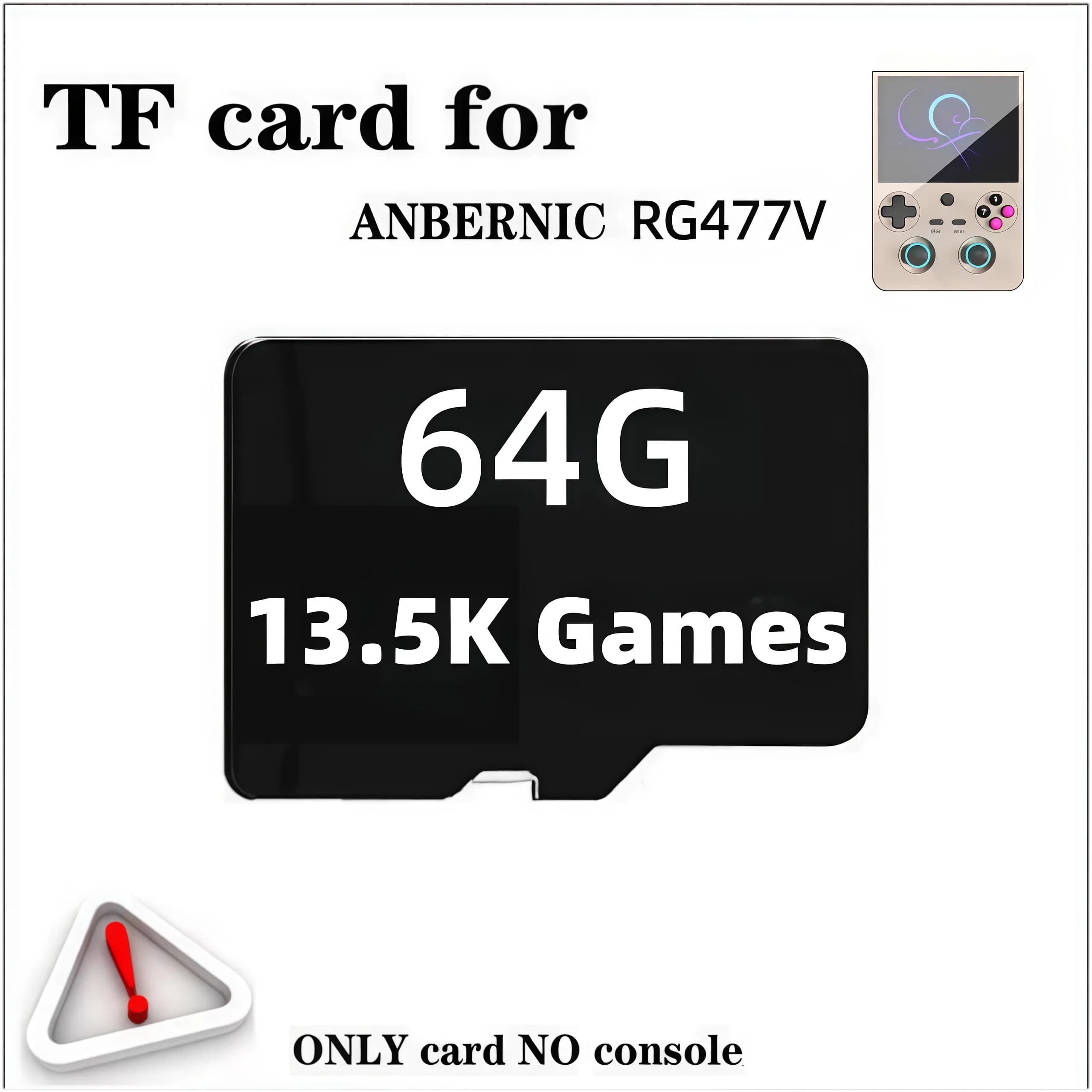 Carte TF pour console de jeu portable rétro ANBERNIC RG477V, consoles de jeux vidéo, WiFi, Android 1