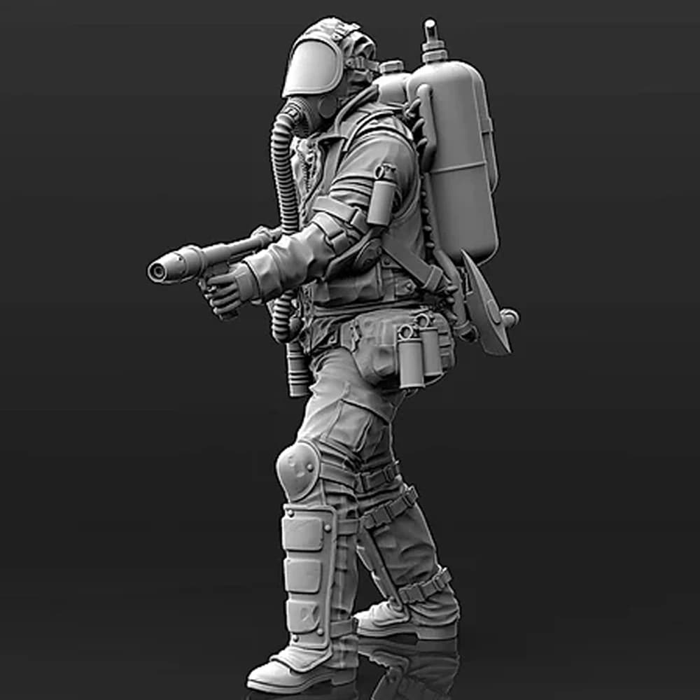 City Destroyer 1/35, figurine modèle en résine, thème de science-fiction, kit non assemblé et non pe