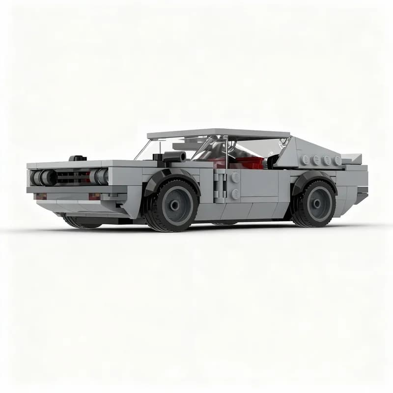 309 pièces MOC Nissan Skyline GT R également connu sous le nom de Kenmeri City Champions, blocs de c