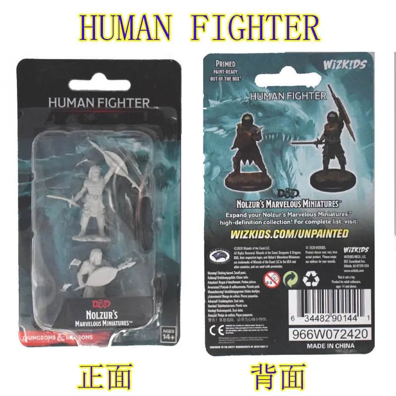 Figurines de donjons de jeu de société TRPG, figurine de guerrier nain fantastique pour jeux de rôle