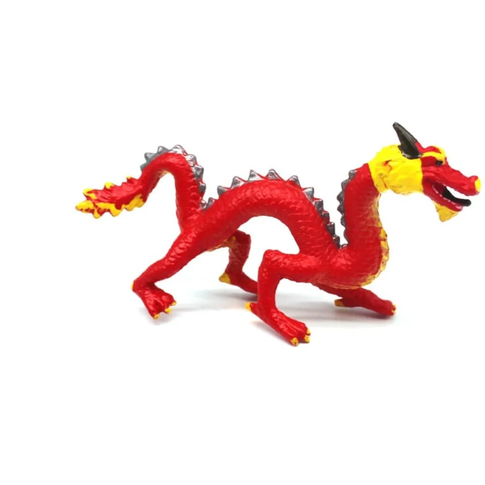 Figurines de Dragon mythe volant sur glace, pompier, bête occidentale, Simulation de guerre, ornemen