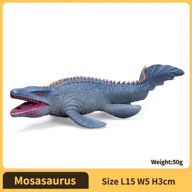 Créature préhistorique dinosaure Mosasaurus figurines-modèle réaliste jouet avec détails, à collecti