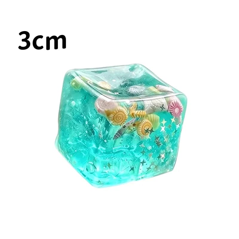 Boules anti-stress souples en forme de coquillages marins, jouet sensoriel super doux, cubes de malt