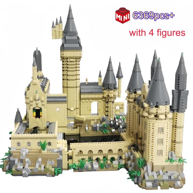 Blocs de construction de château magique créatif avec lumière, jouet éducatif STEM, kit de modélisme