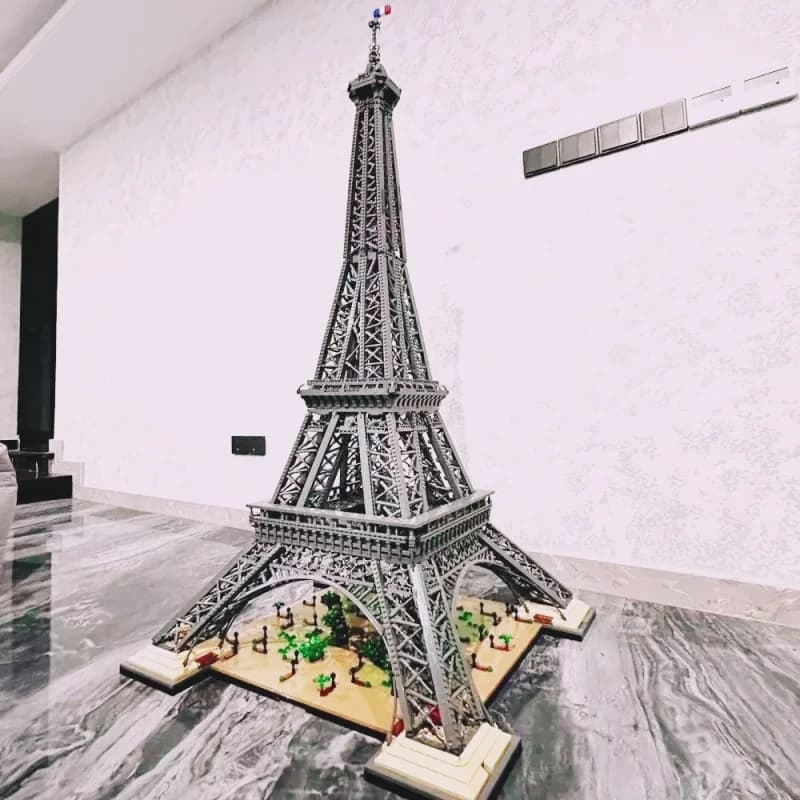 Modèle d'architecture 1,49M Nouvelle Arrivée Tour Eiffel Briques à assembler Blocs de construction E