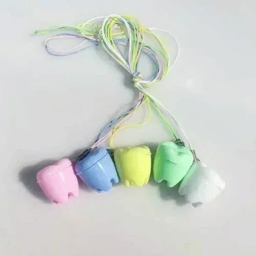 Boîte à dents de bébé, anglais/russe/français/espagnol, organisateur de dents de lait en bois, range