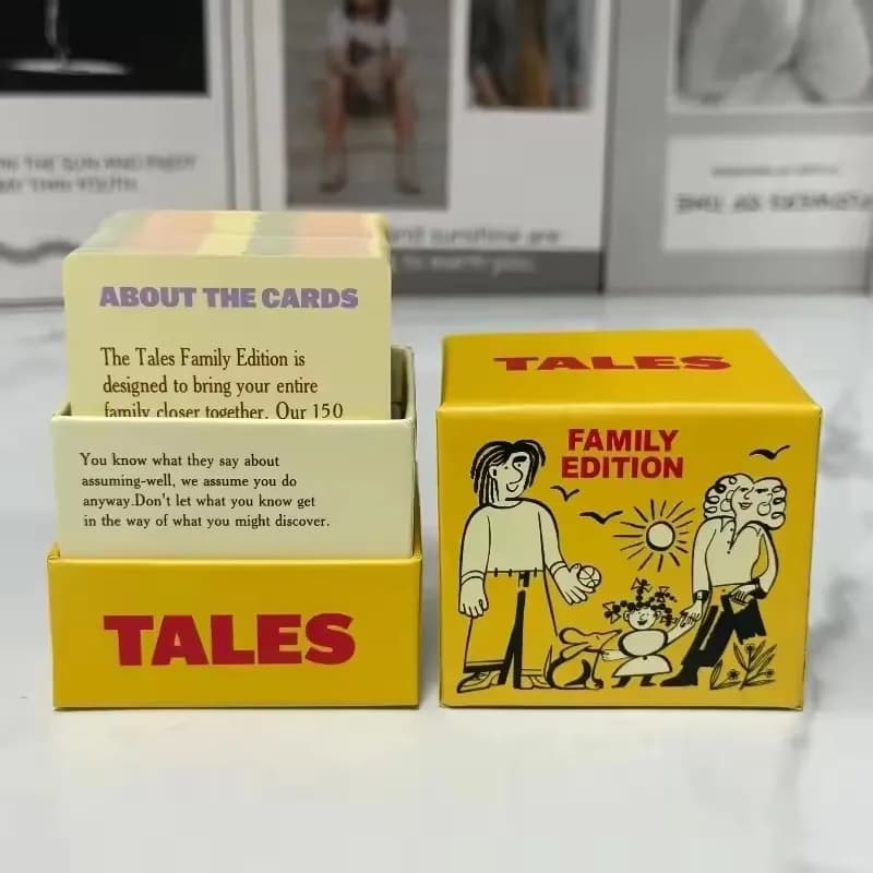 Jeu de dés d'histoires - Édition Couples & Famille - Jeu interactif de racontage d'histoires pour so